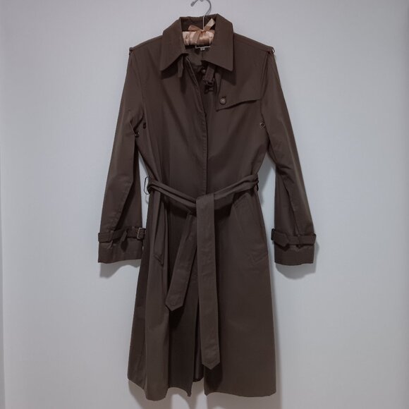 Jones Studio Army Green Trench Coat – Size Small - Picture 1 of 6